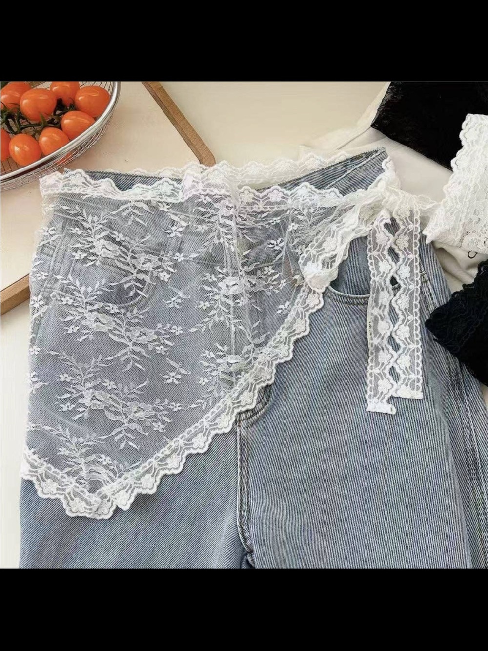 Lace Waist Scarf Belt - Picture 6 of 7